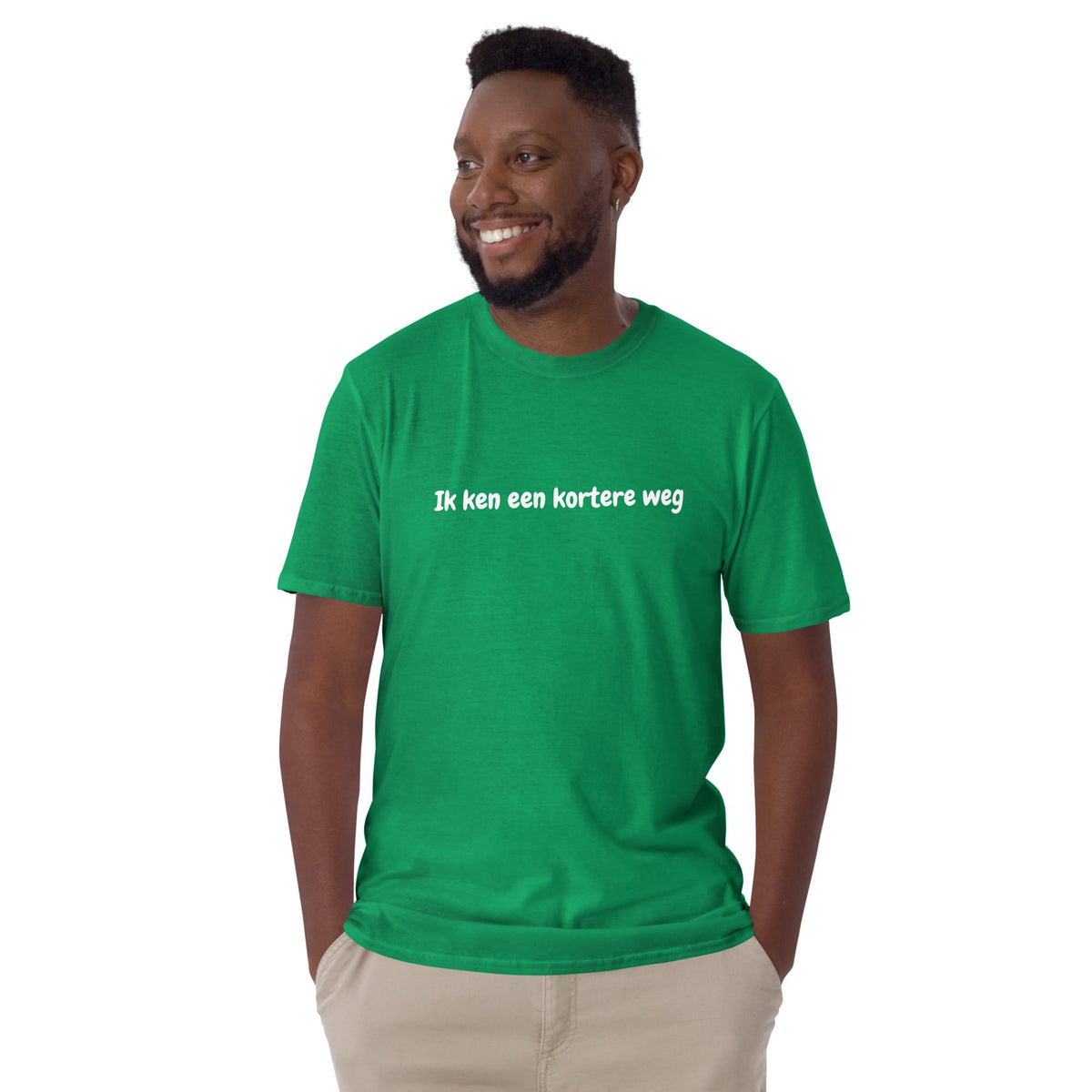 TeBar-design T-Shirt Camping T-Shirt - Ik Ken Een Kortere Weg 1001442_492 Camping T-Shirt | Ik Ken Een Kortere Weg | Ridge-Woods