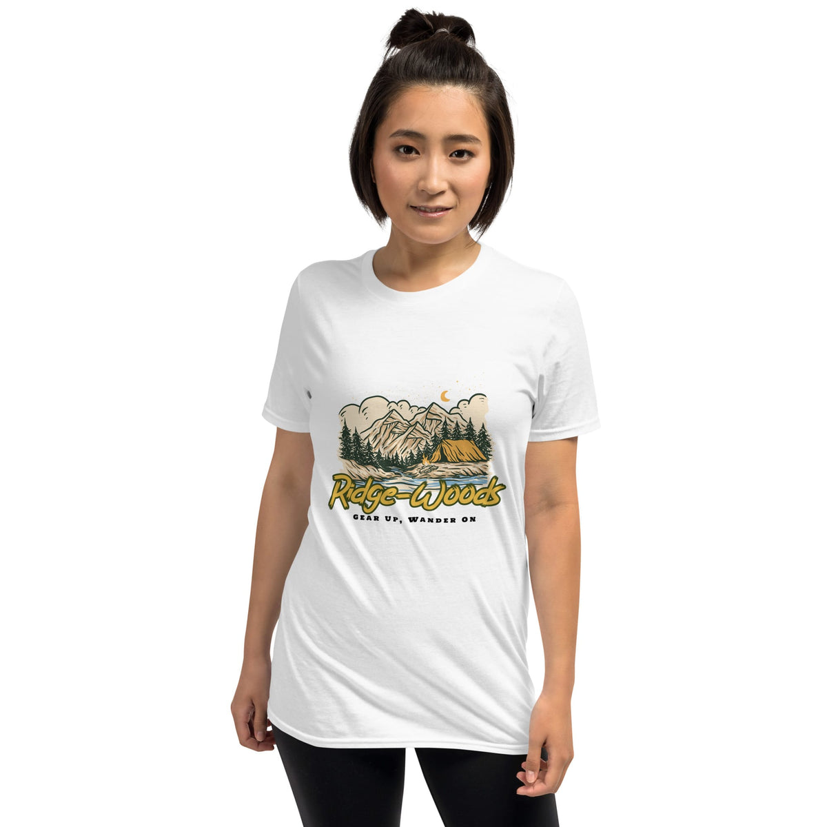 TeBar-design T-Shirt Camping T-Shirt Ridge-Woods 6946957_473 Camping T-Shirt Ridge-Woods - Comfort voor Al je Avonturen!