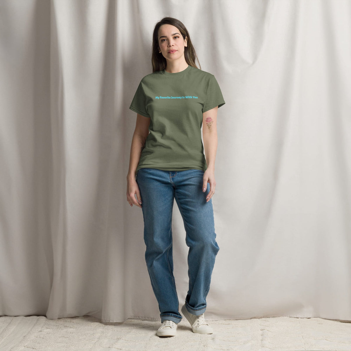 TeBar-design T-SHIRT Camping T-Shirt 'My Favorite Journey' 3080412_15867 Camping T-Shirt 'My Favorite Journey' voor Avontuurlijke Dagen