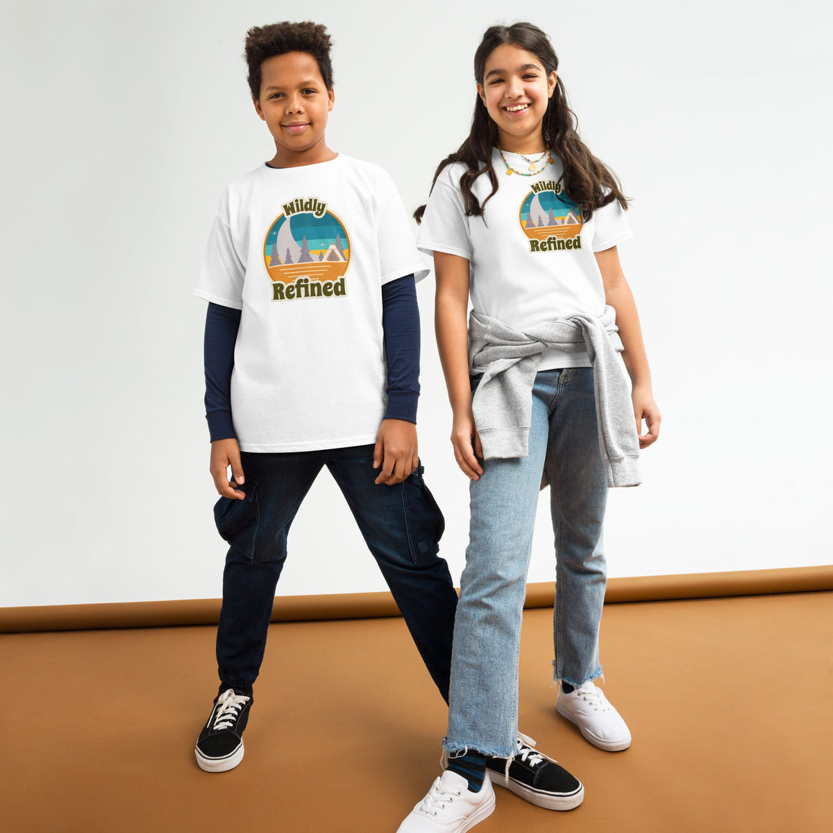 TeBar-design T-SHIRT Kids Hiking T-Shirt Wildly Refined 1079084_18725 Kids Hiking T-Shirt Wildly Refined | Ridge-Woods