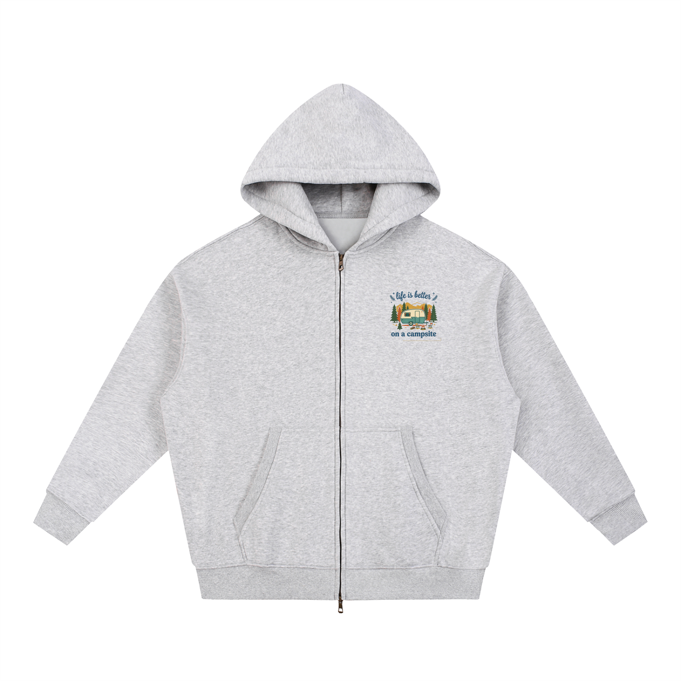 Life is Better zip Hoodie