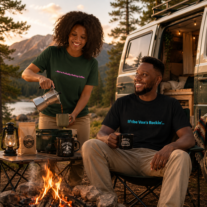 Women's T-Shirt "we're probably making coffee"