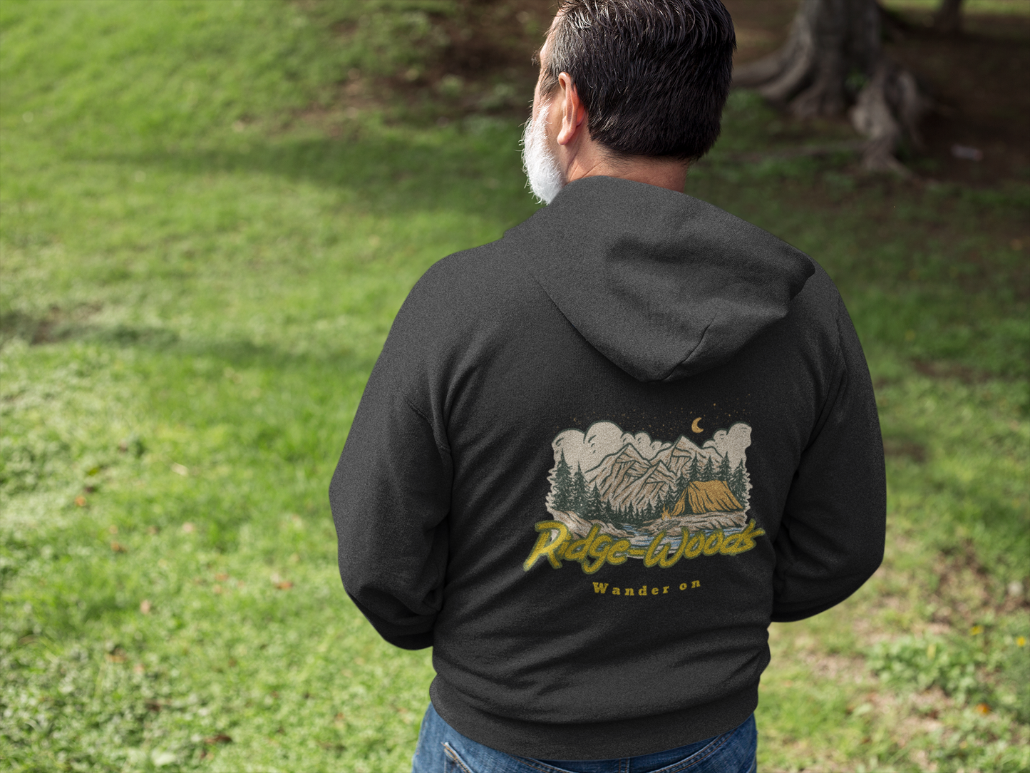 Ridge-Woods heavy blend zip hoodie