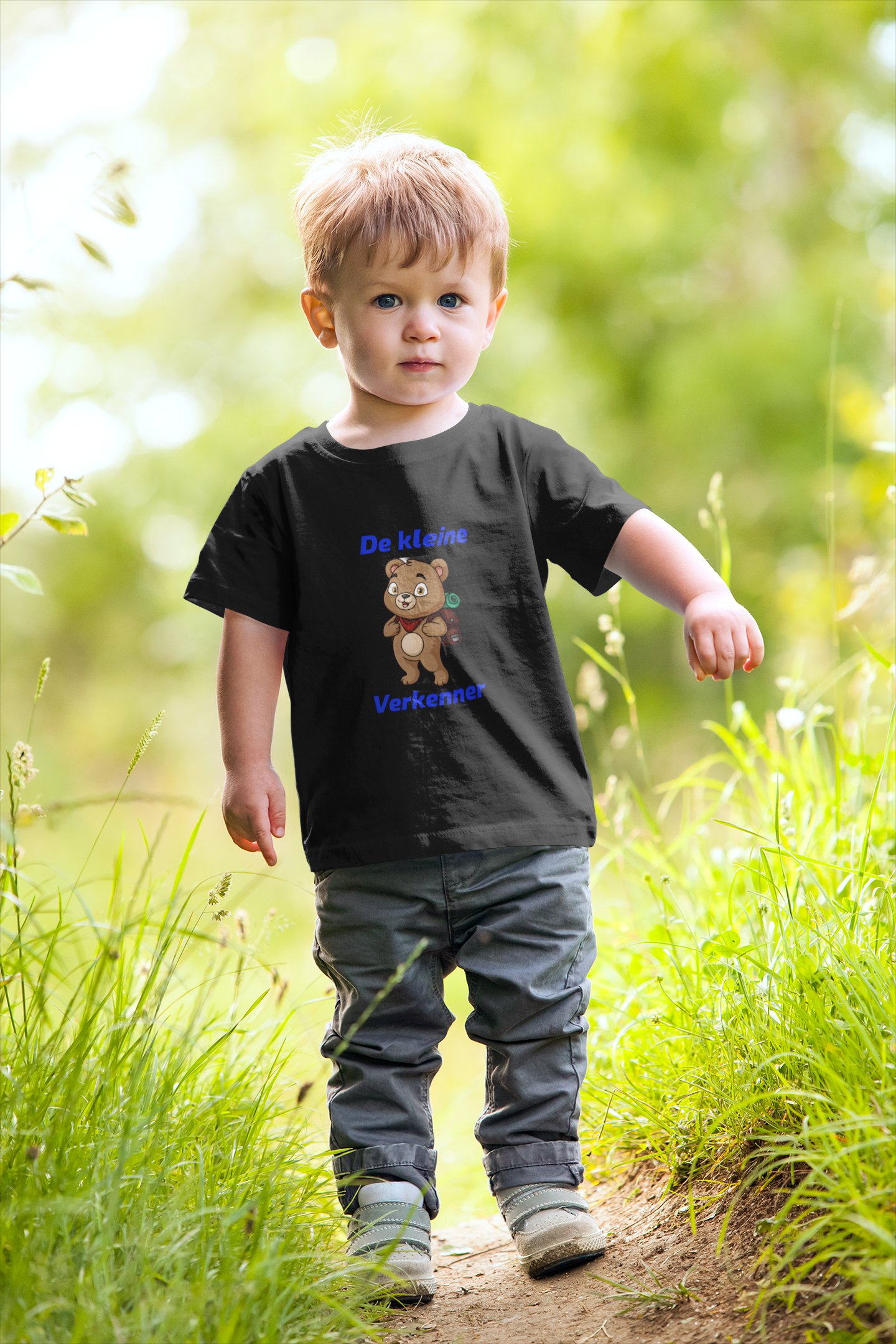 Toddler t-shirt "De Kleine verkenner"