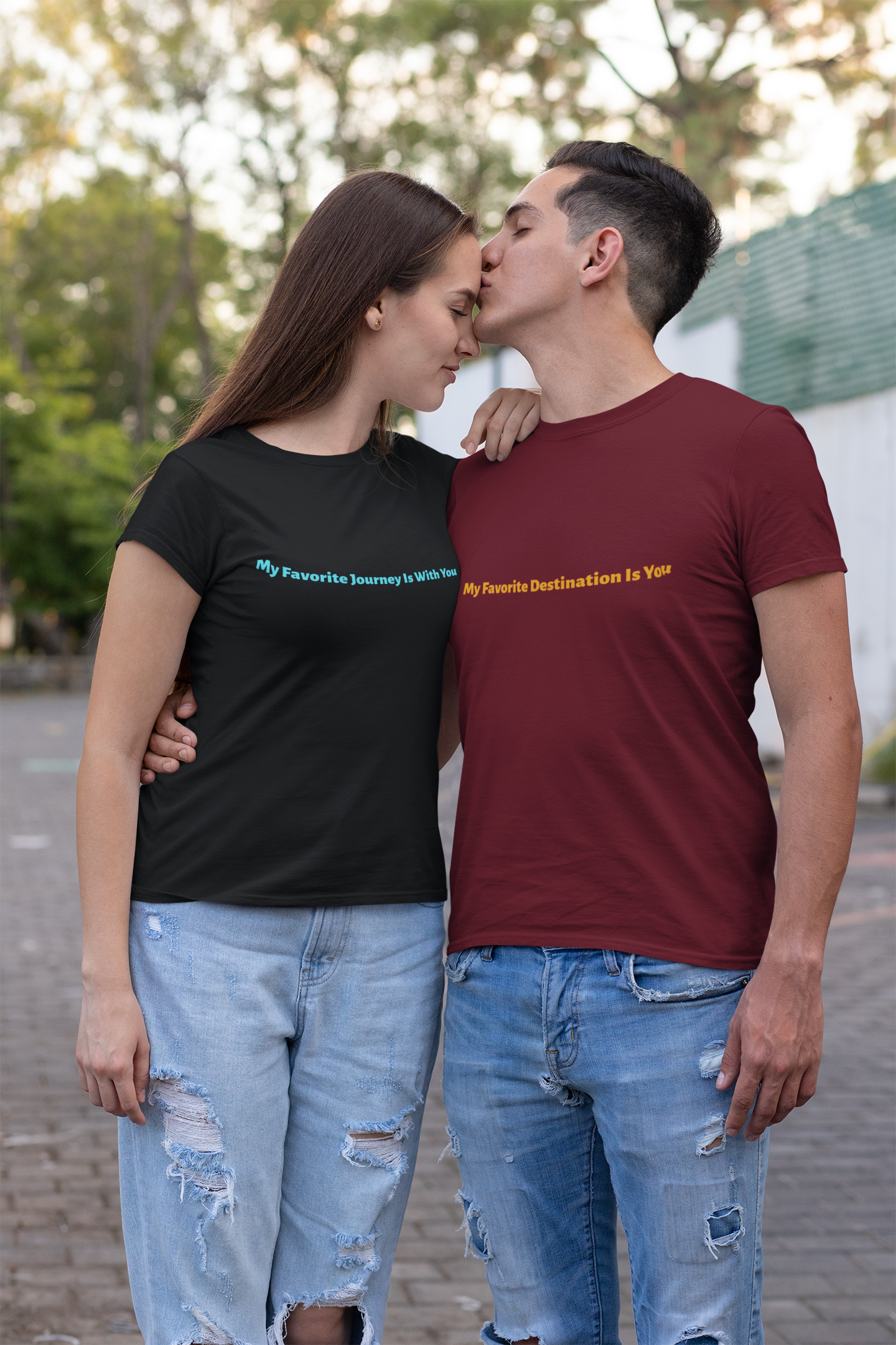 camping T-shirt "My Favorite Journey Is With You"