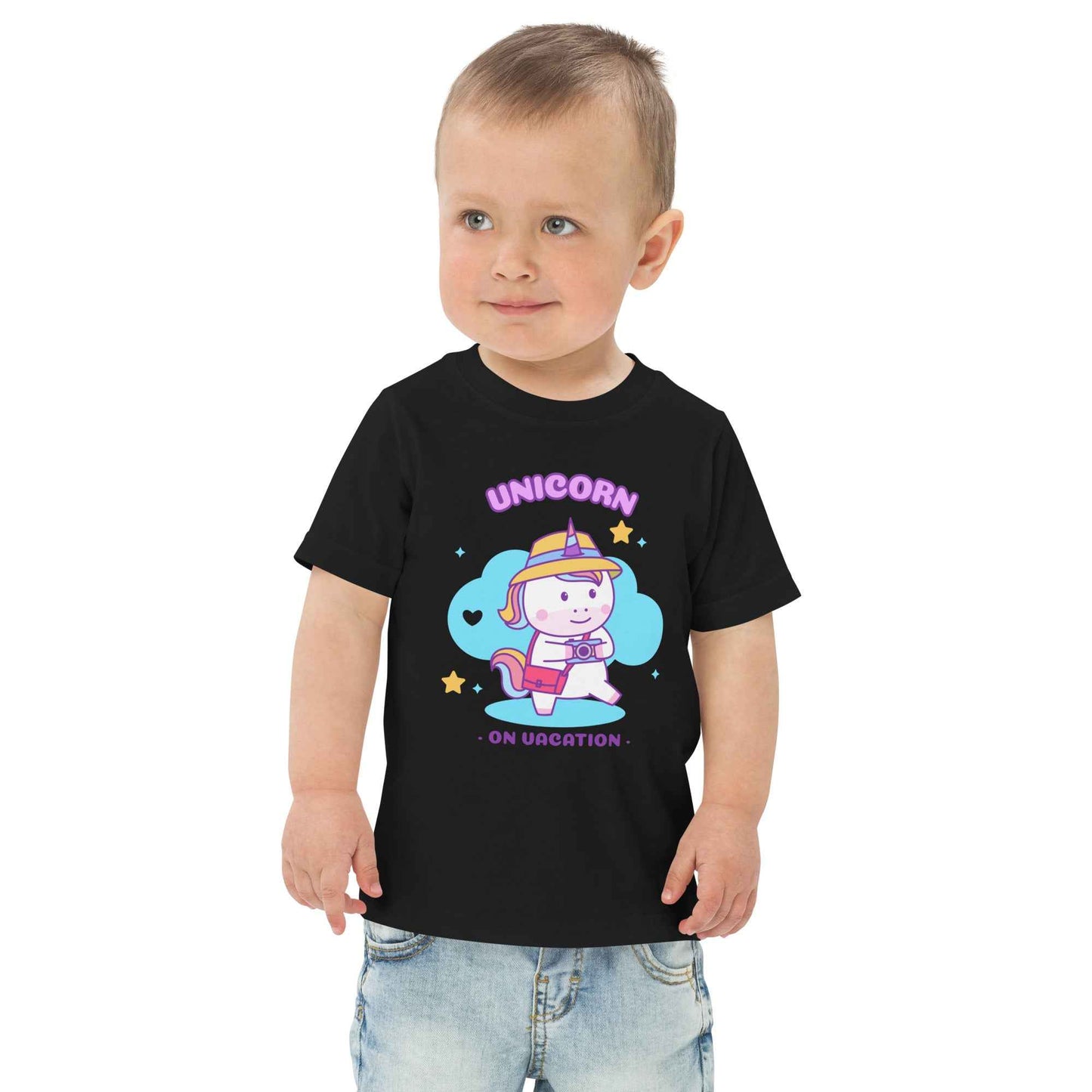 Toddler t-shirt "Unicorn on Vacation"