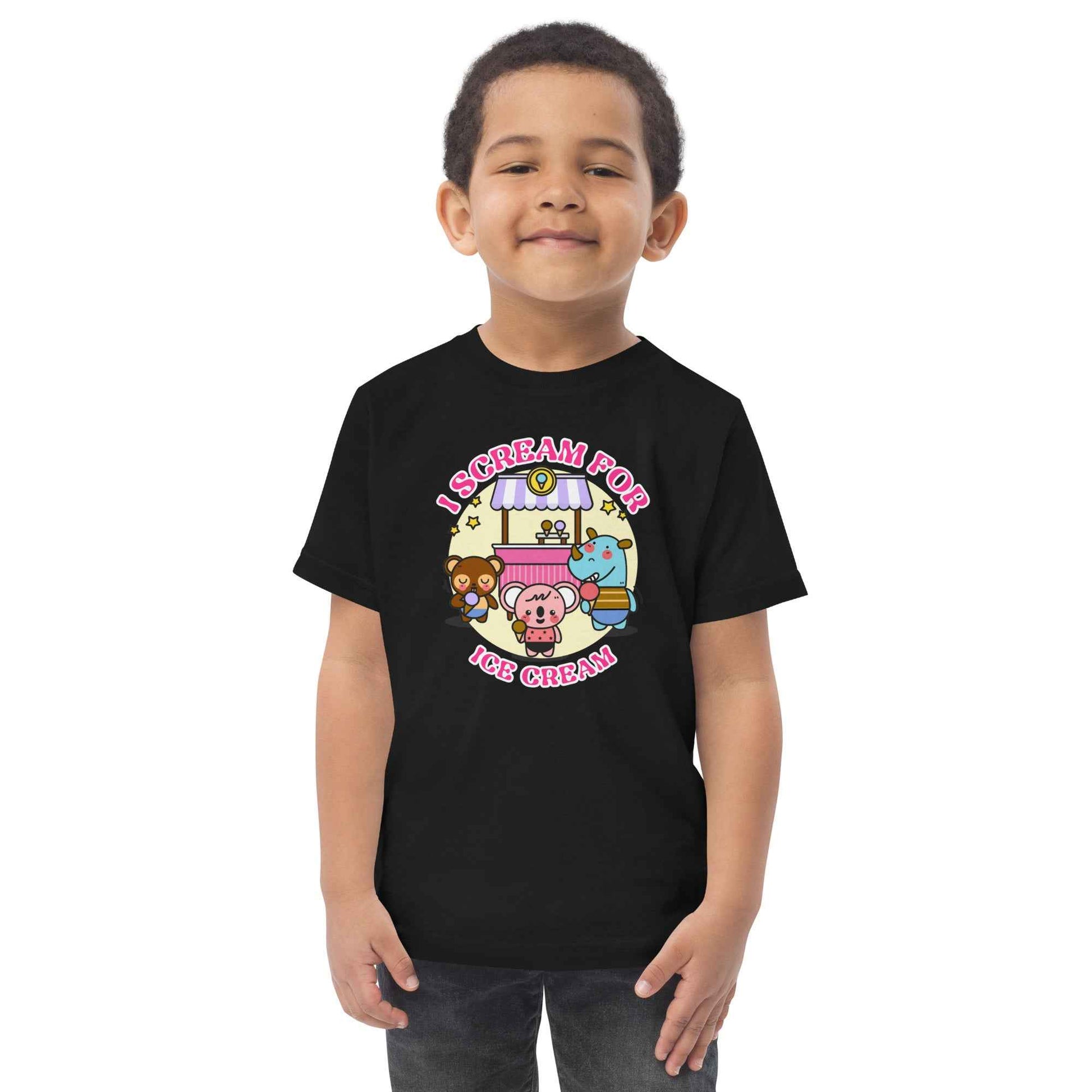Toddler t-shirt "I Scream for ice cream"