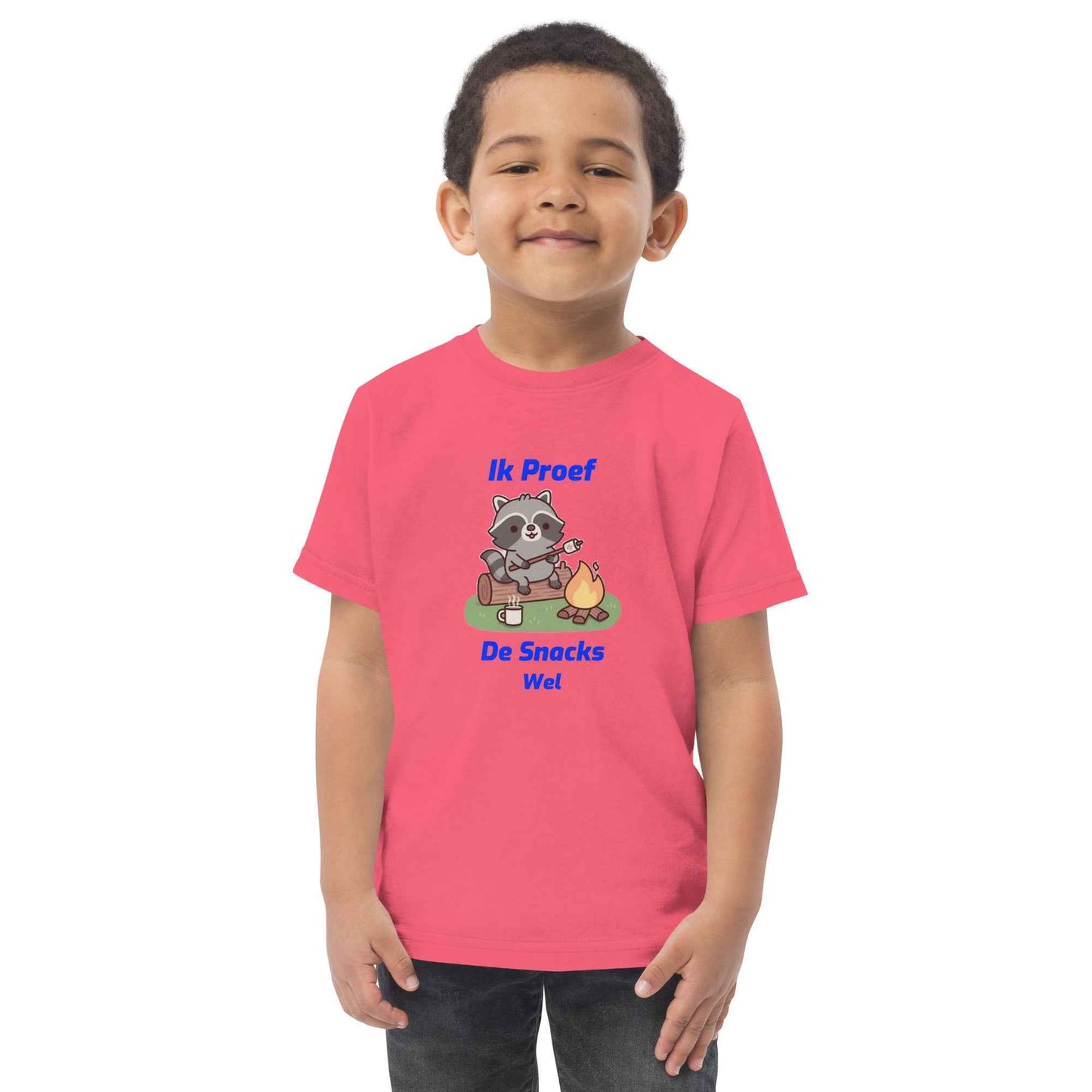 Toddler t-shirt "Ik Proef de snacks wel"