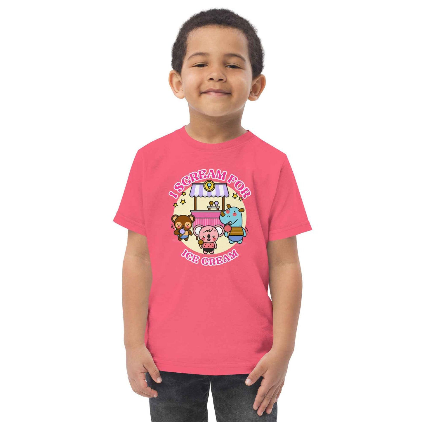 Toddler t-shirt "I Scream for ice cream"