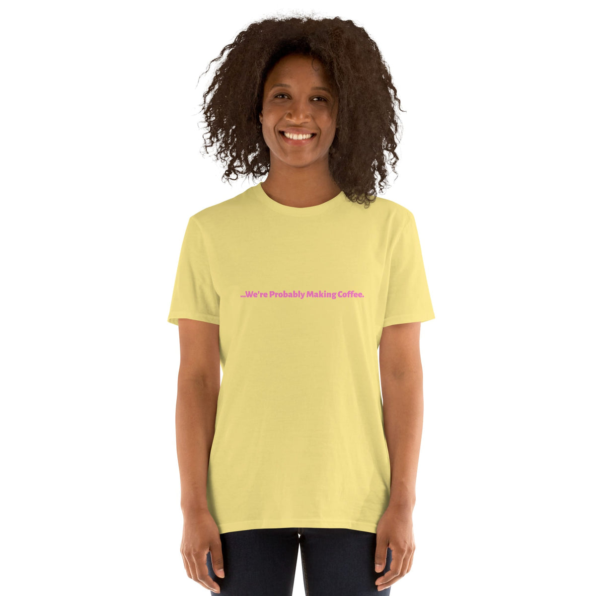TeBar-design T-SHIRT Coffee Making Women's Camping T-Shirt Camping T-Shirt for Women - Coffee Making Nature Design