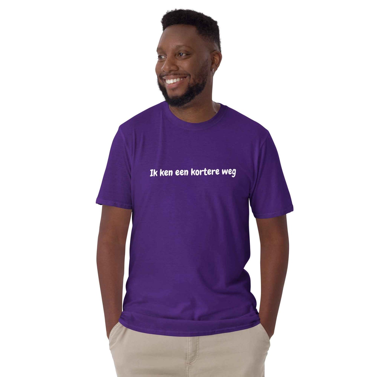 Men's T-Shirt "Ik ken een kortere weg"
