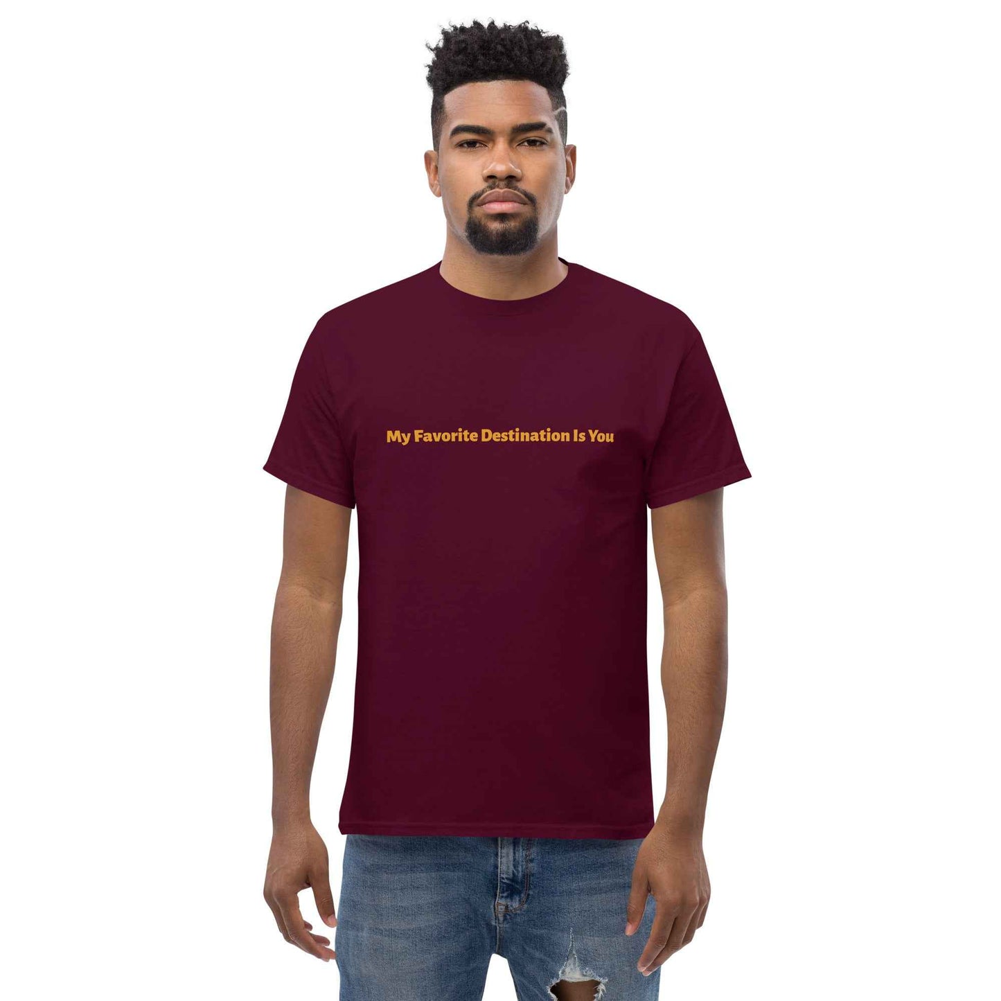 Camping T-shirt "My Favorite Destination Is You"