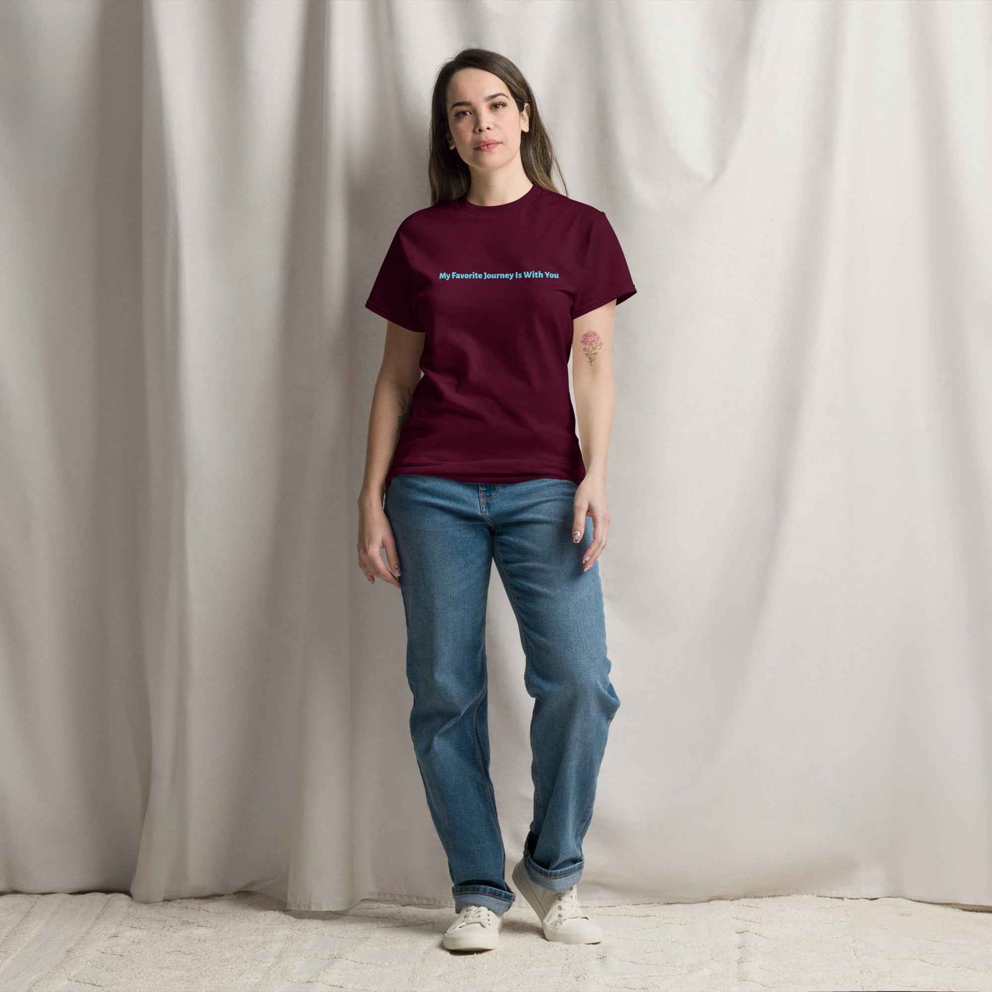 camping T-shirt "My Favorite Journey Is With You"